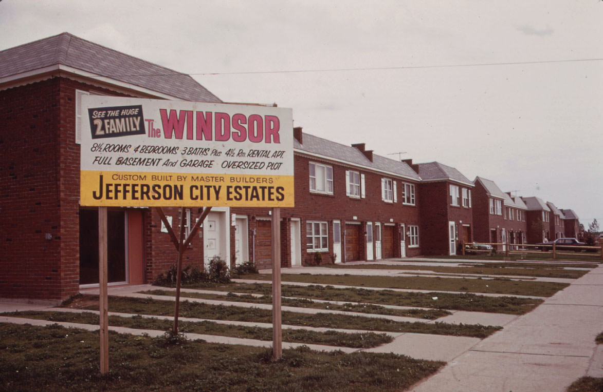 New Housing on Staten Island, June 1973