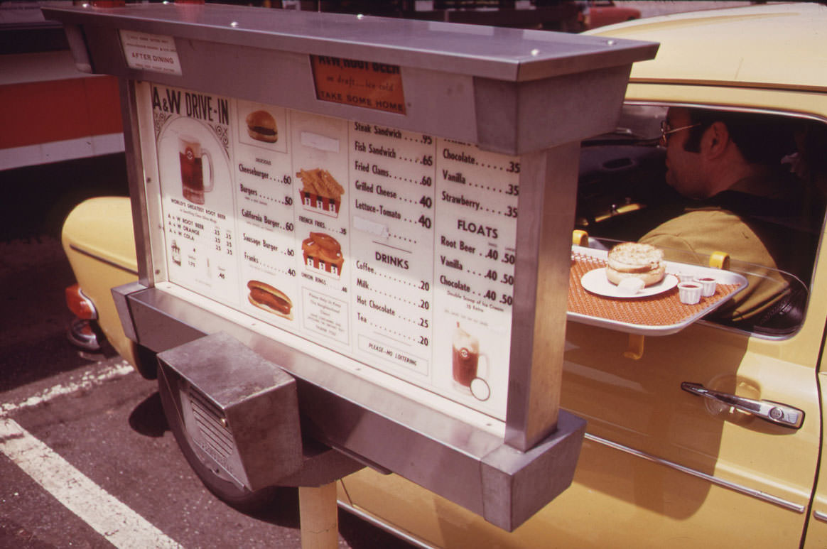 Lunch in the Car-Hylan Boulevard, Staten Island, 1973