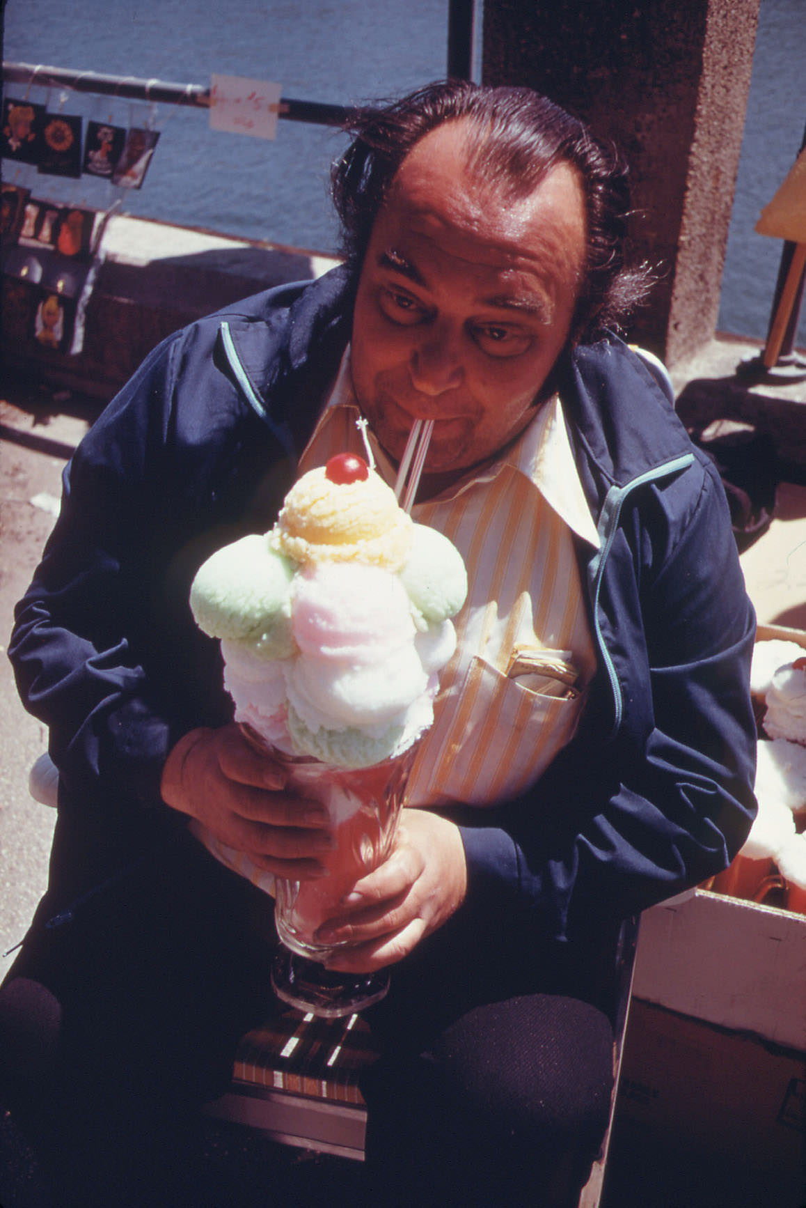 Sustenance for the Inner Man at the Sheepshead Bay Annual Art Show, 1973