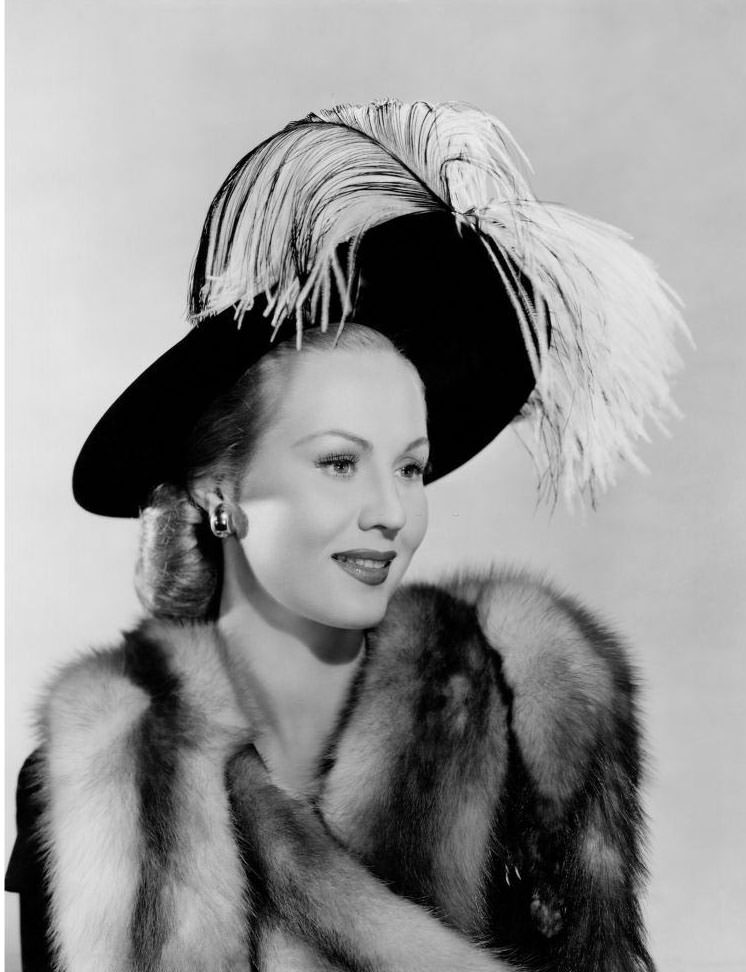 Virginia Mayo in a publicity shot from the 1940.