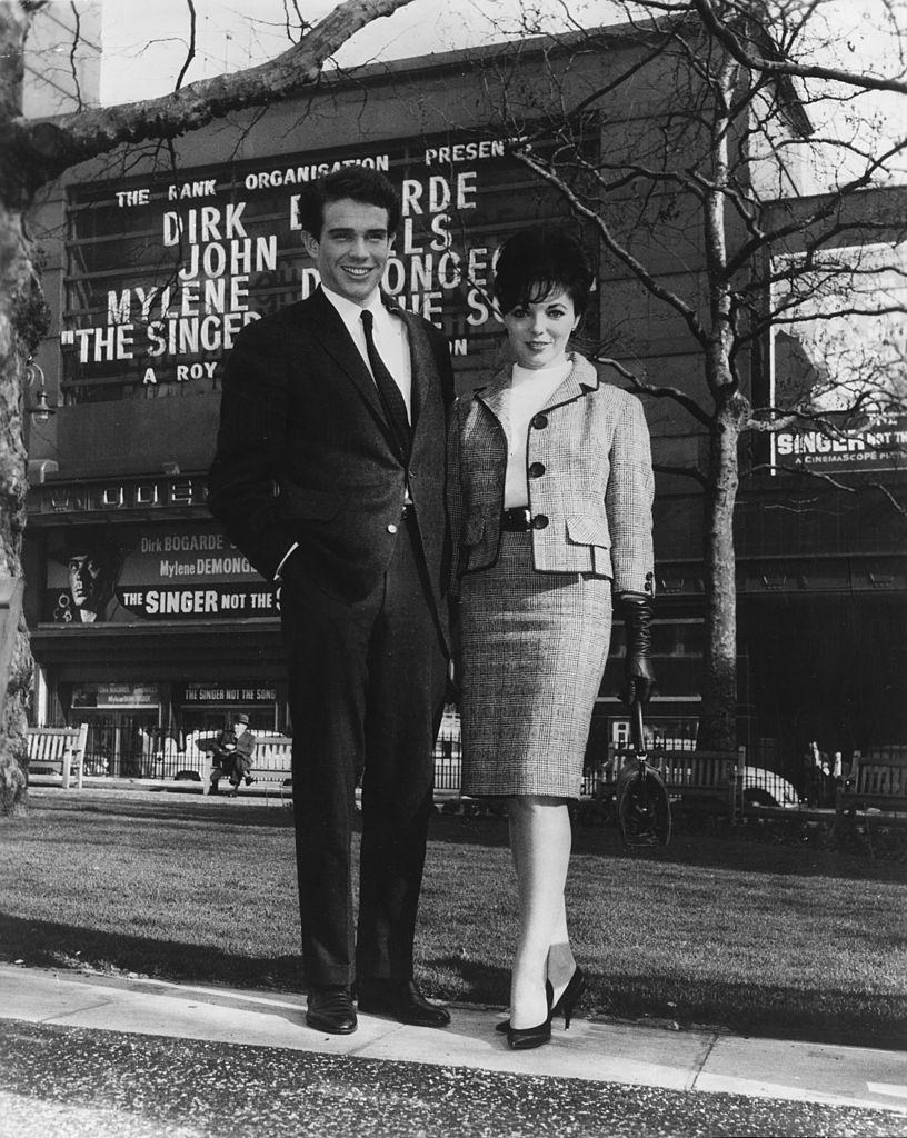 Warren Beatty and English actress Joan Collins, 1961.