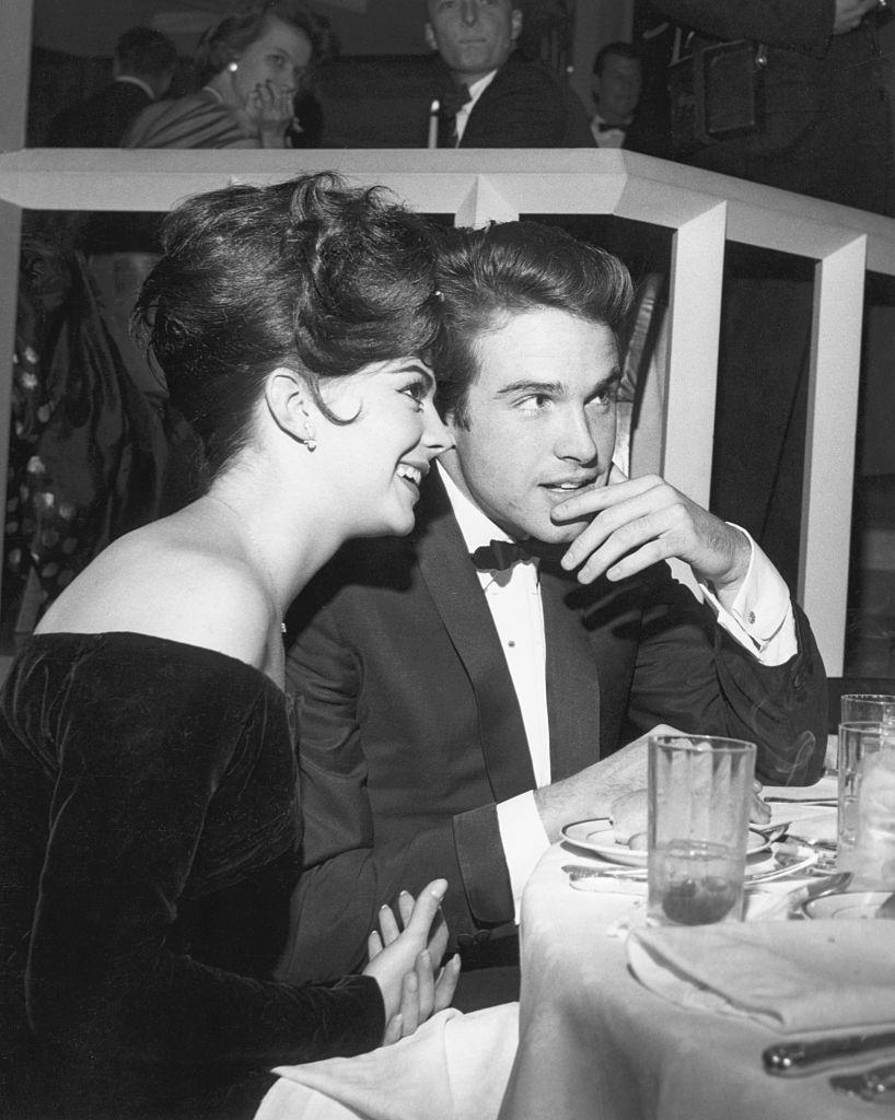 Warren Beatty with Natalie Wood, 1962.