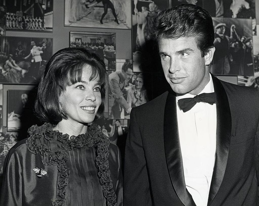 Warren Beatty with Leslie Caron, 1960s.