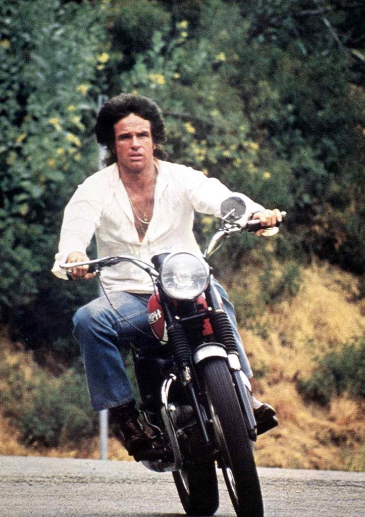 Warren Beatty in the movie 'Shampoo', 1974.