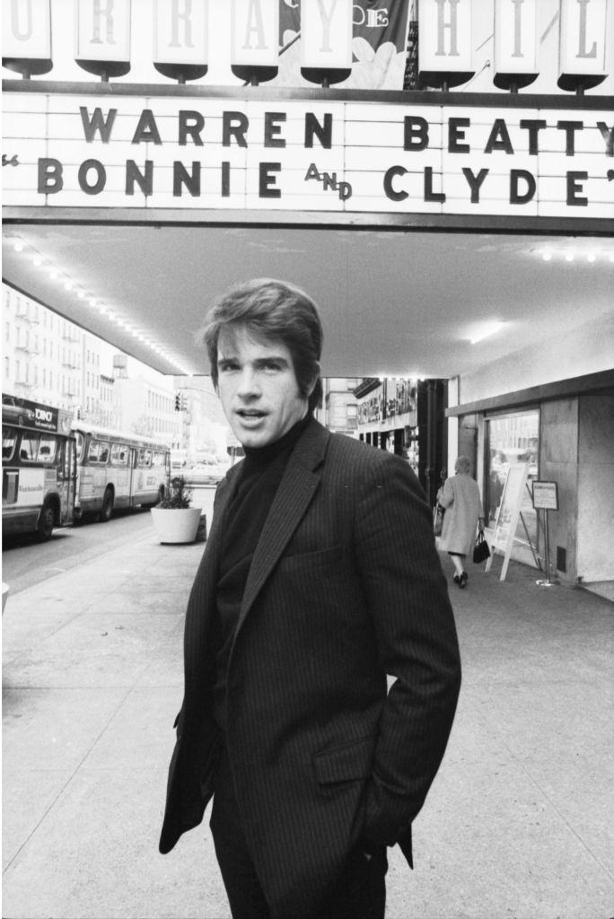 Warren Beatty attends screening of Bonnie and Clyde, 1967.