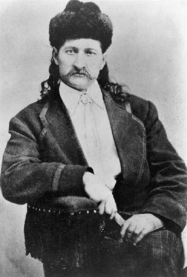 Hickok in his days as a Cavalry Scout around 1869.