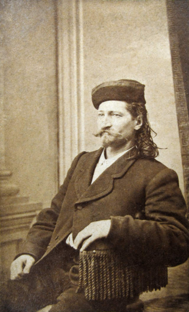 Wild Bill Hickock, between 1868 and 1870.