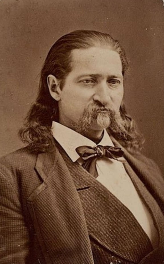 Carte de Visite of Wild Bill Hickok, ca. 1874.