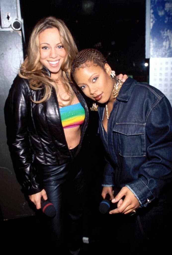 Mariah Carey with Da Brat, 1993.