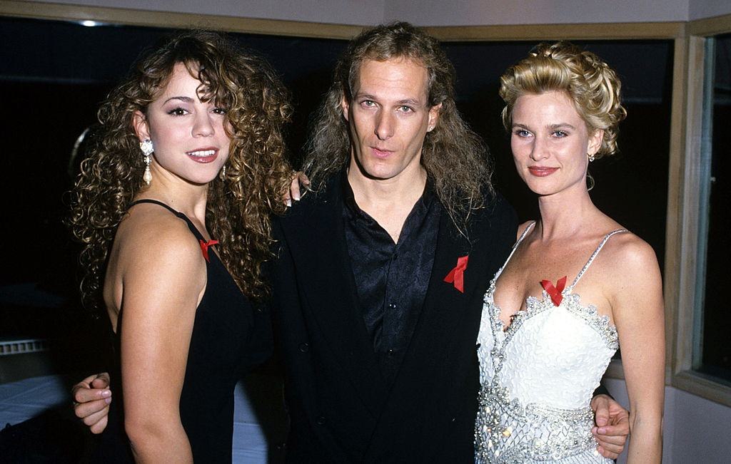 Mariah Carey with Michael Bolton and Niollette Sheridan, 1993.