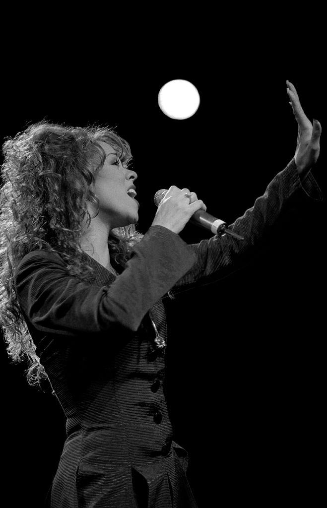 Mariah Carey performs at the Rosemont Horizon in Rosemont, 1993.