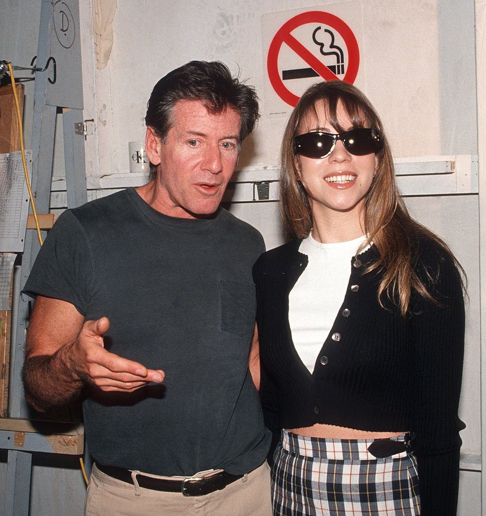 Mariah Carey with Calvin Kelin, 1994.