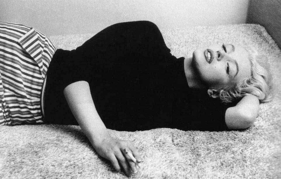 Moody and innocent Marilyn Monroe