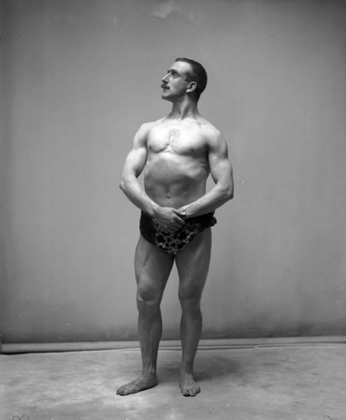 Mr. Murray, winner of the Sandow bodybuilding competition in 1905.
