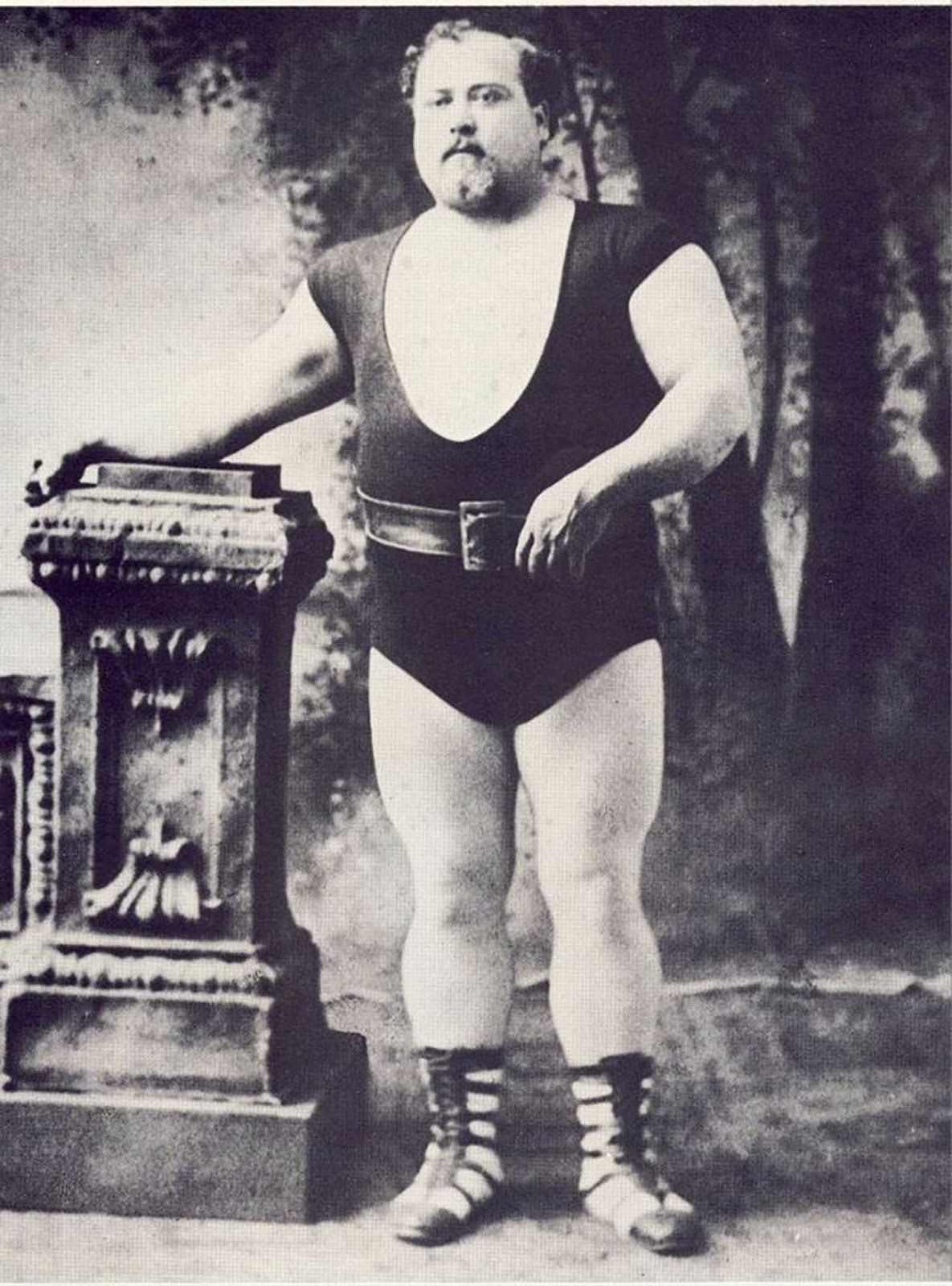 Louis Cyr, the French Canadian strongman.