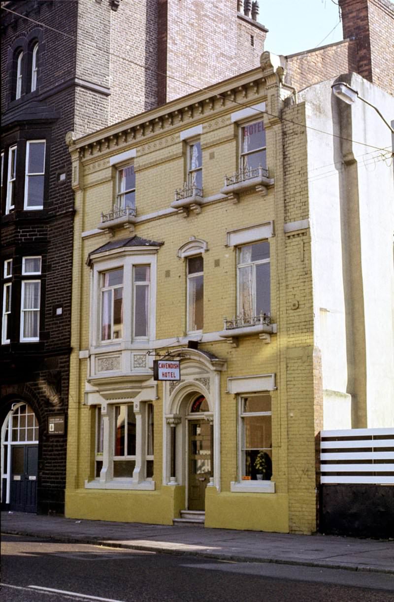 The Cavendish Hotel on Cavendish Street, All Saints, around 1972