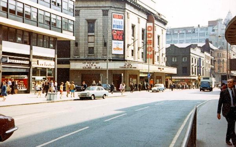 The Odeon cinema on Oxford Street, 1970s