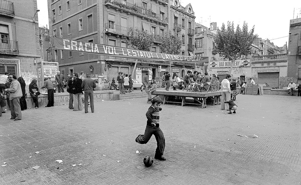 Barri de Gràcia, Barcelona, 1977