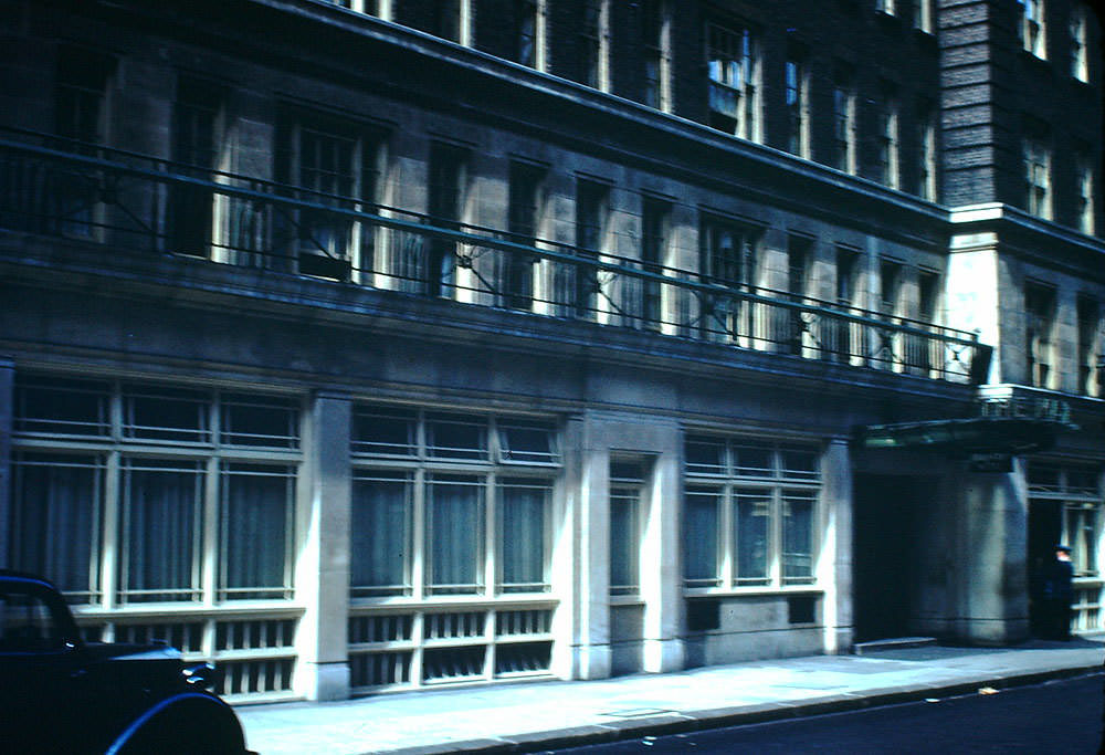 Mayfair Hotel, London, 1949.