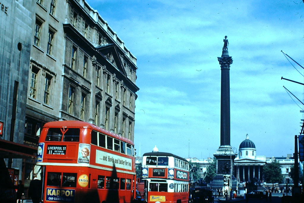 Trafalgar, London, 1949.