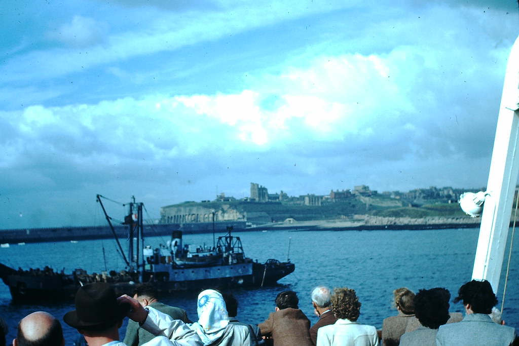 From Ship, Newcastle-England, 1949.