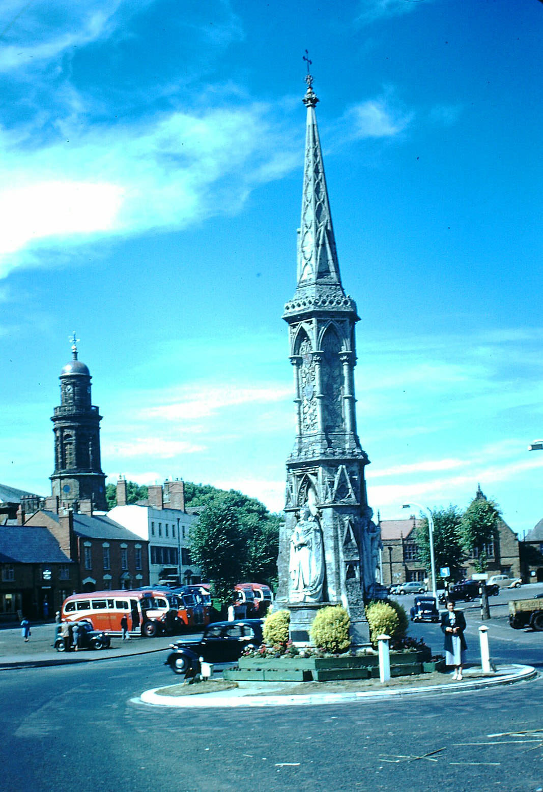 High Cross-Banbury, England, 1949.