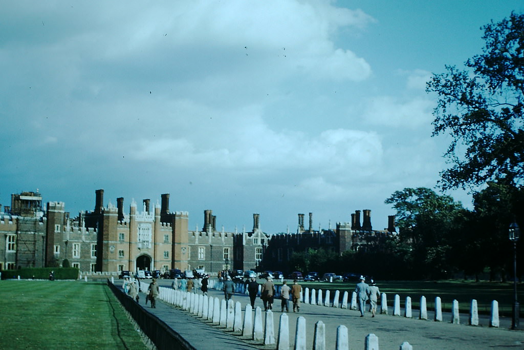 Hampton Court Palace, 1949.