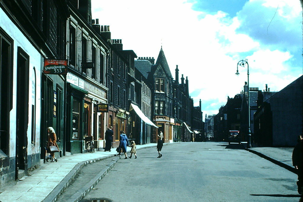 Bo'ness Scotland, 1949.