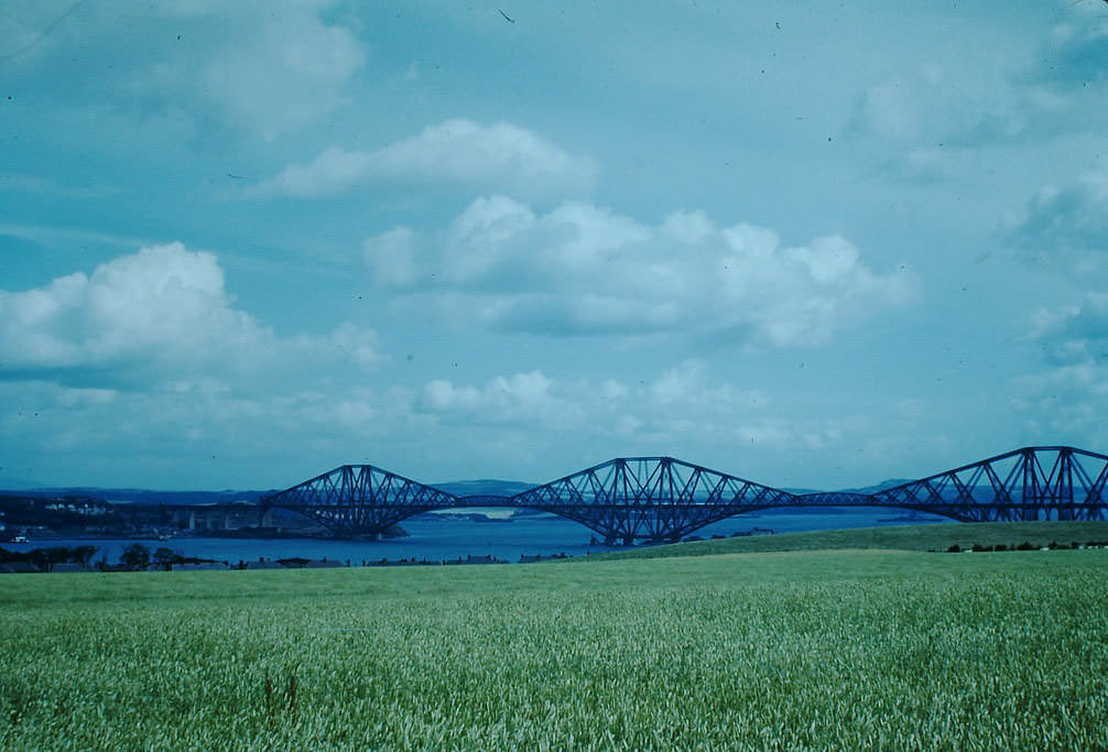Firth of Forth Bridge, Scotland, 1949.