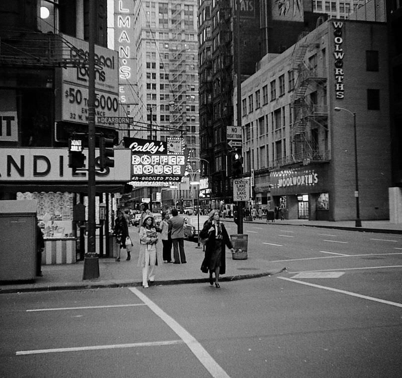 Chicago street scenes, 1970s