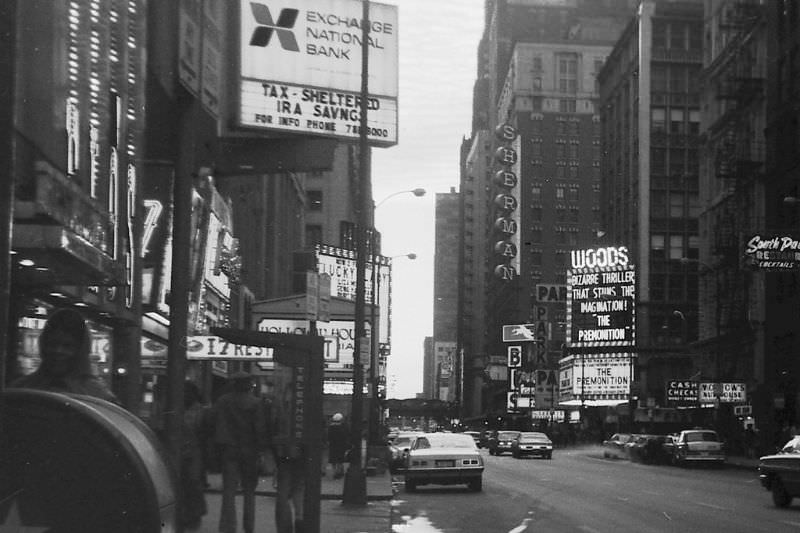 Chicago street scenes, 1970s