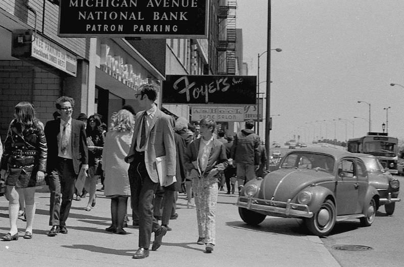 Michigan Ave., Chicago, 1970s