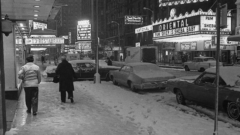 Randolph Street, Chicago, 1970s