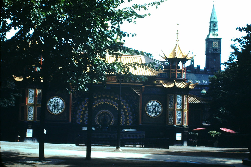 Tivoli, Copenhagen, Denmark, 1940s.
