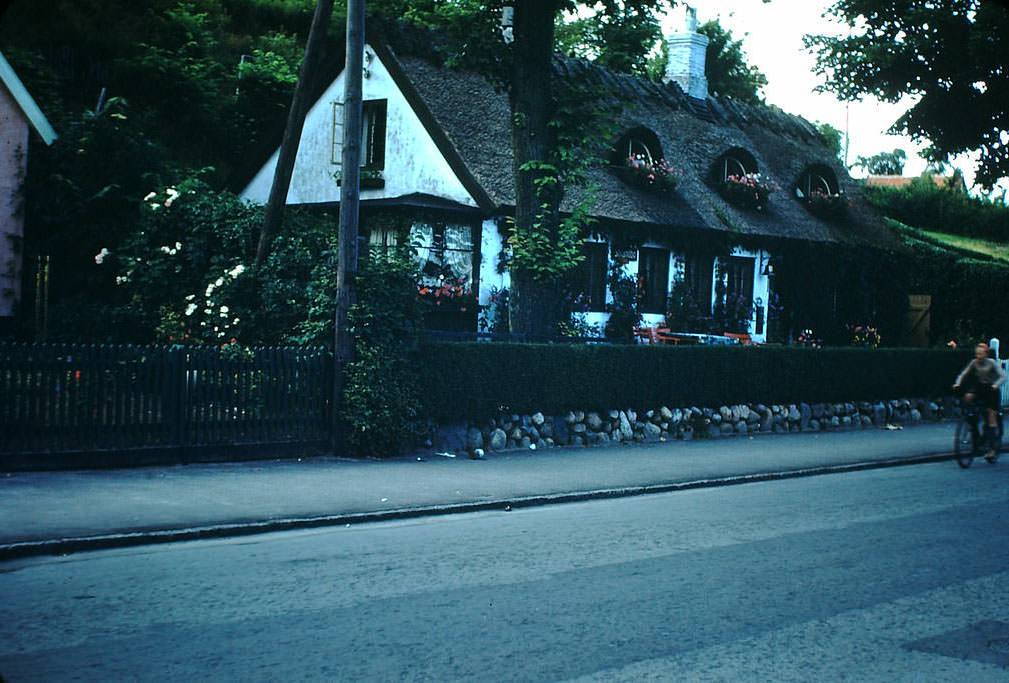 Cottage on Sea, Denmark, 1940s.