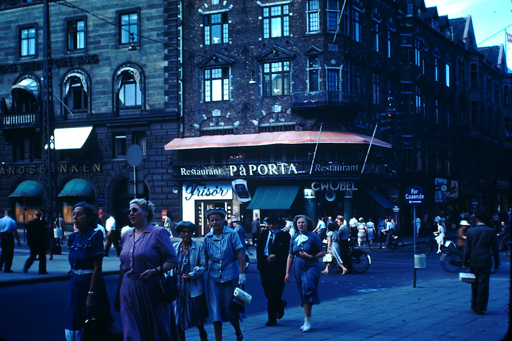 Copenhagen, Denmark, 1940s.