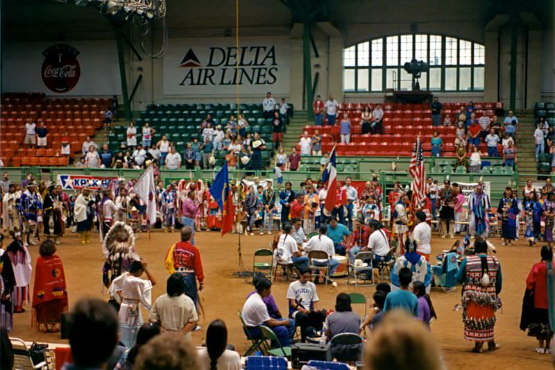 Native American Powwow, Chisholm Trail Roundup, Fort Worth Stockyards, June 1994