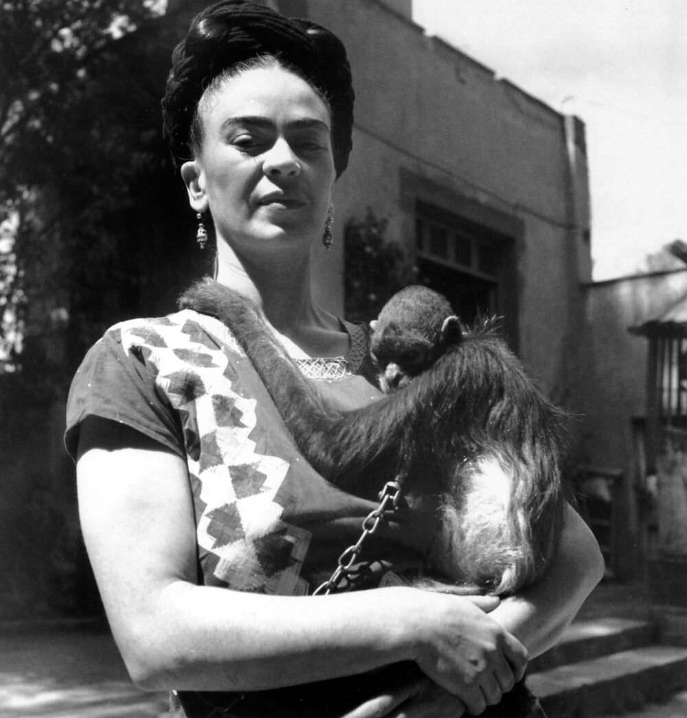 Frida Kahlo was a Great Animal Lover, and These Photos Prove it