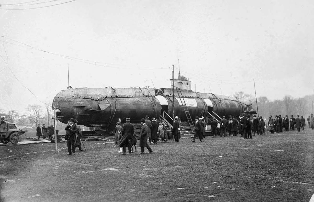 The German UC-5 U-Boat submarine.