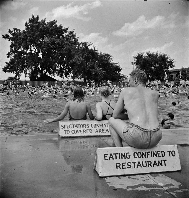 Municipal swimming pool in Washington, D.C. on Sunday, June 1942