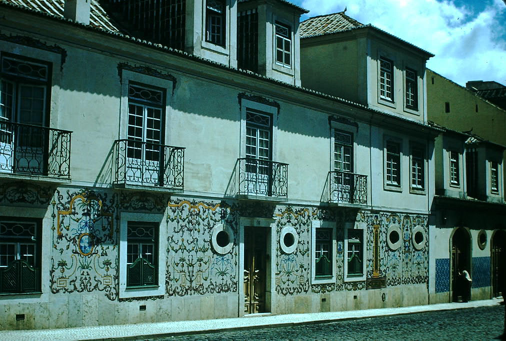 Typical Tile-Facing Home, Lisbon, 1950s.