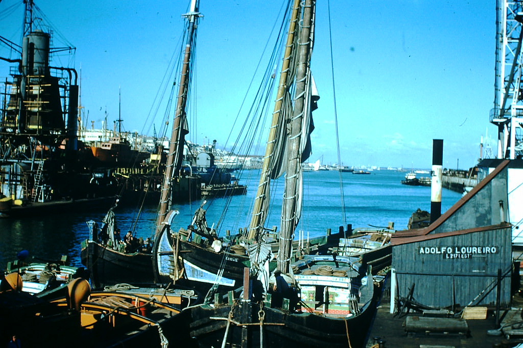 Waterfront, Lisbon, 1950s.