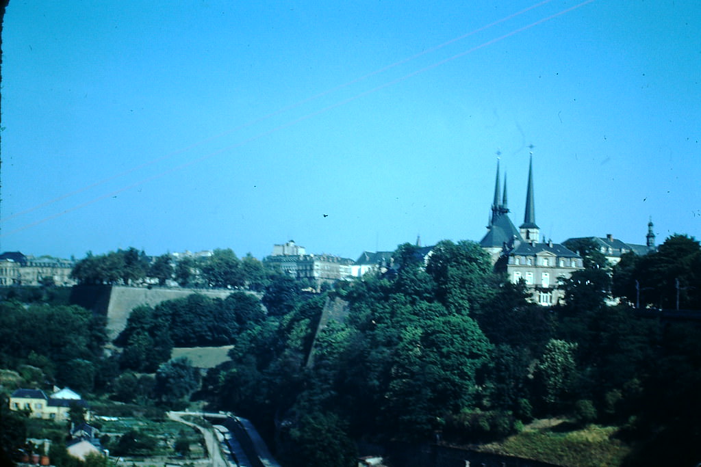 From Bridge Barranca, Luxembourg, 1949.