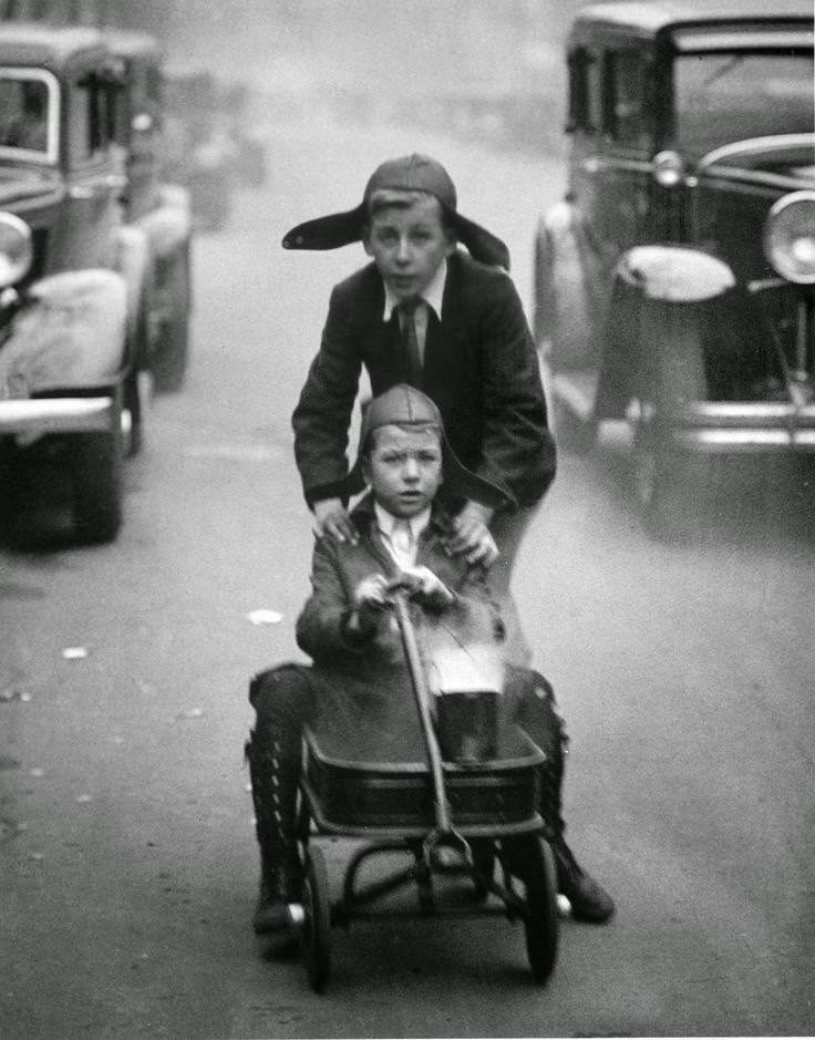 Children playing, Madrid, 1930