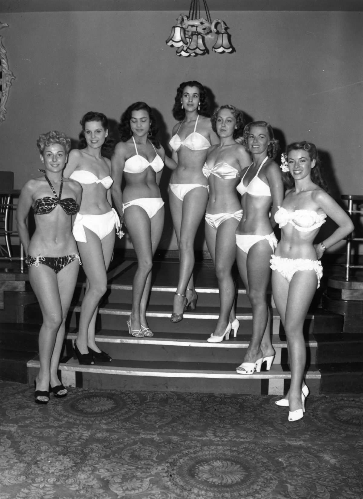 Kiki Hakansson winning the first Miss World contest in 1951