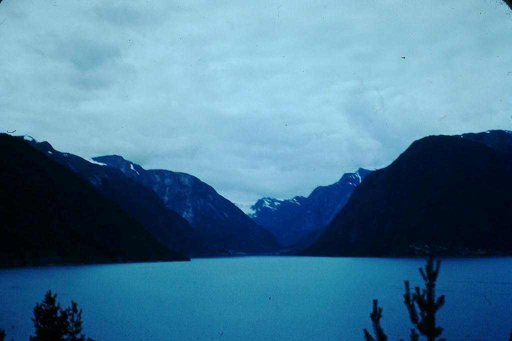 Glacierview in Balestrand, Norway, 1940s.