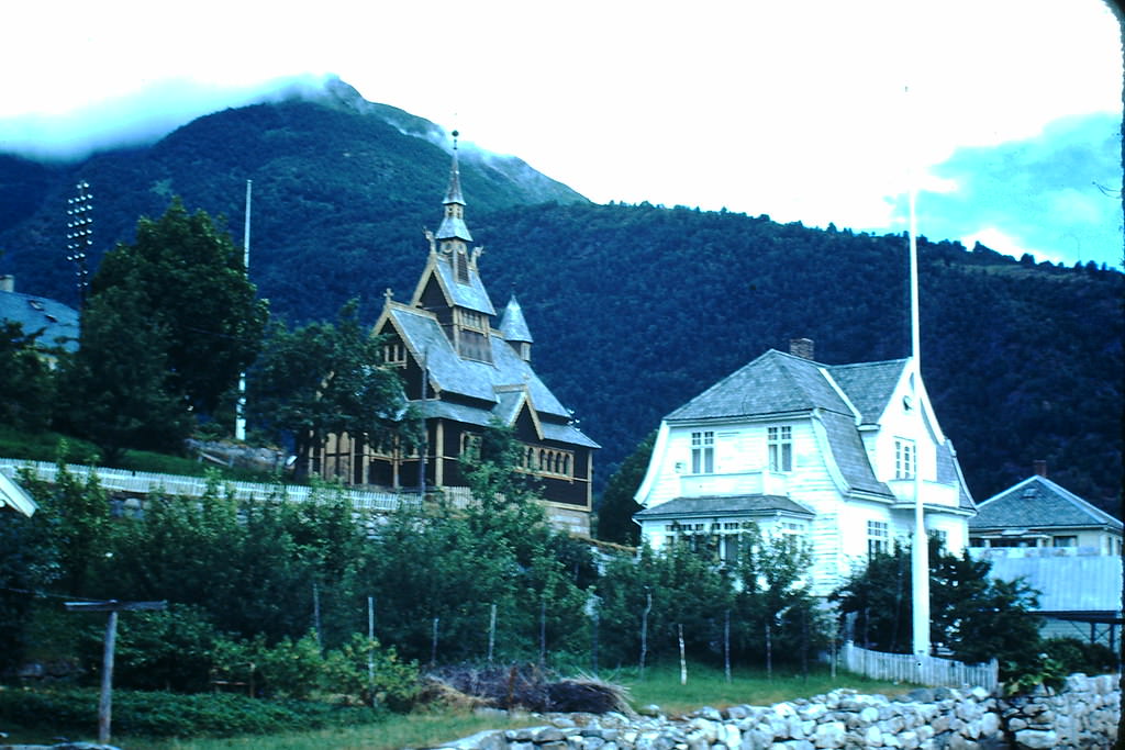 English Church in Balestrand, Norway, 1940s.