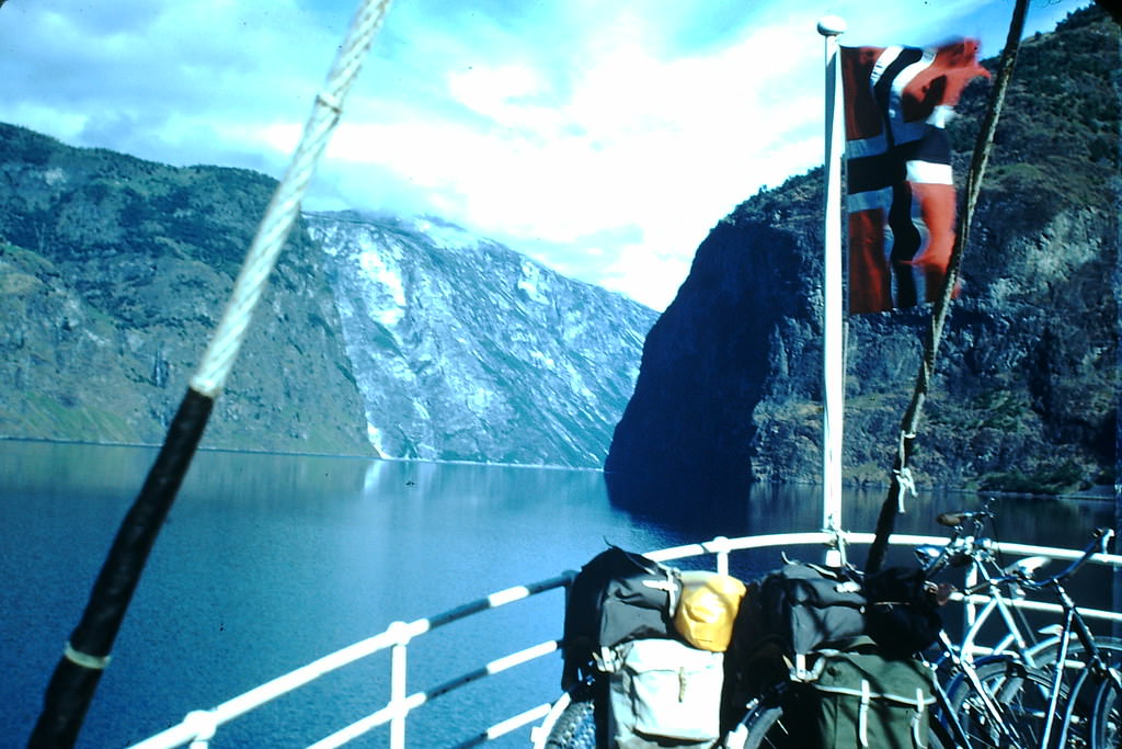 Sognefjord in Norway, 1940s.
