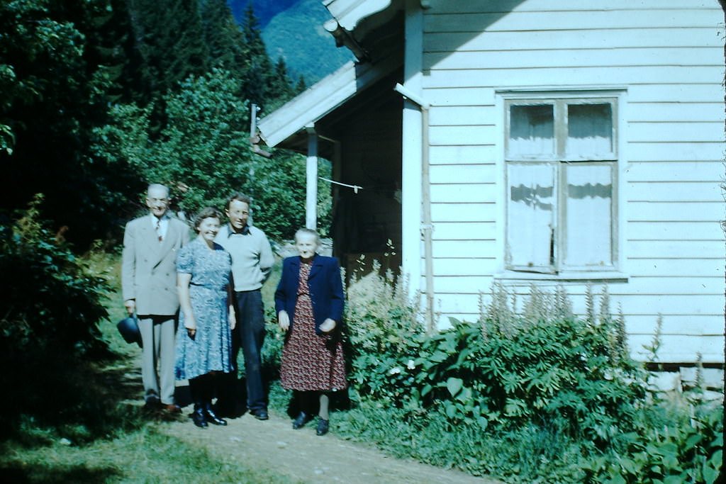 Thue Family in Balestrand- Norway, 1940s.