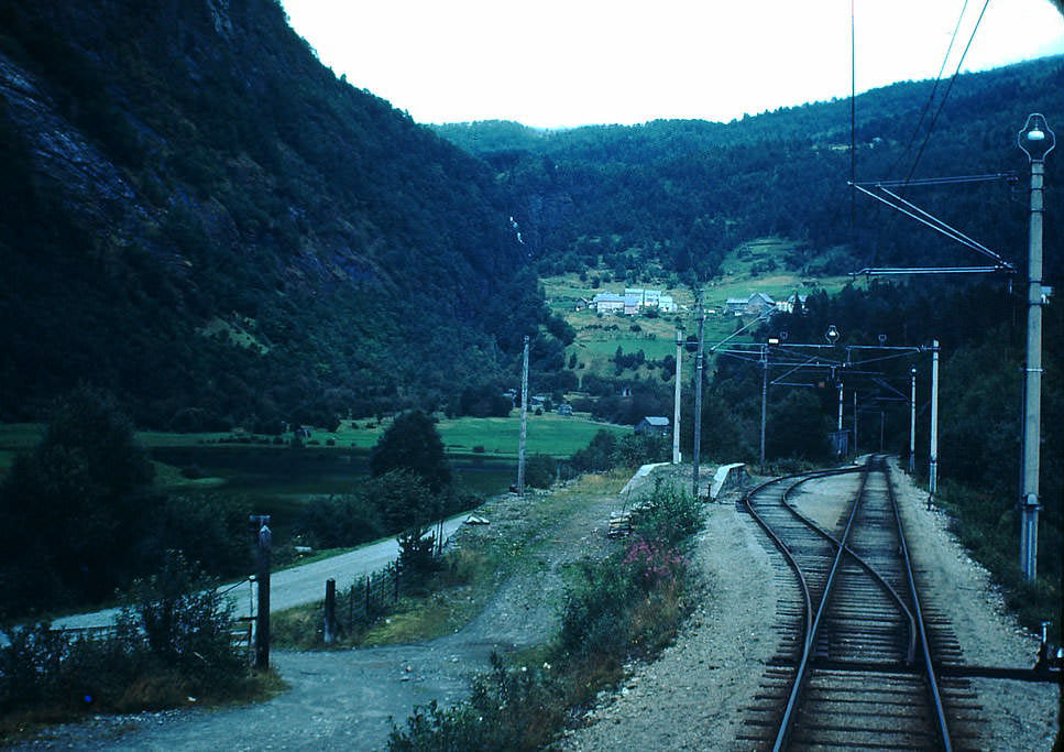 Electric Train- Voss to Granvin, Norway, 1940s.